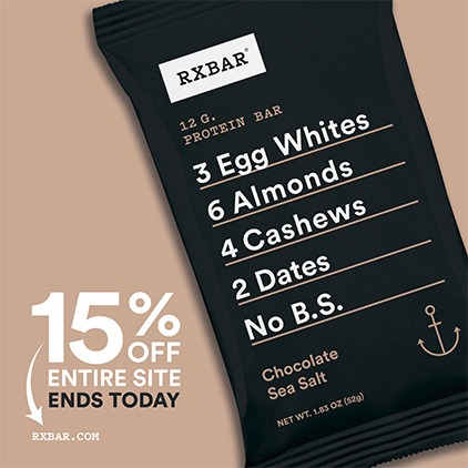 Rxbar Chocolate Sea Salt