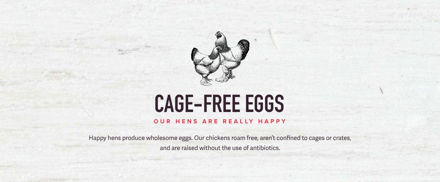 Good Food Made Simple uses cage-free eggs.