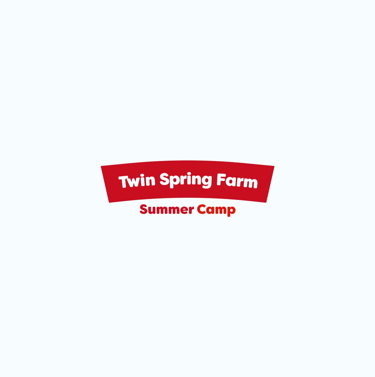 King Design Twin Spring Farm Preschool Day Summer Camp Logo Rebrand