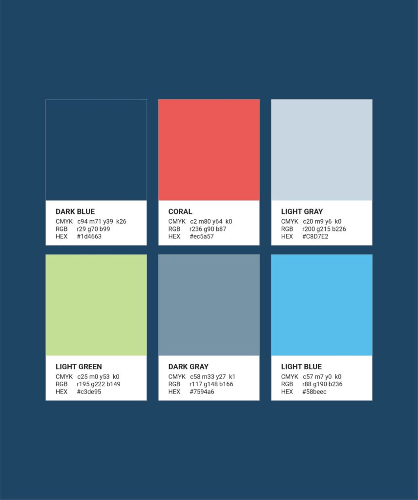 King Design Salience Learning Color Swatches Values