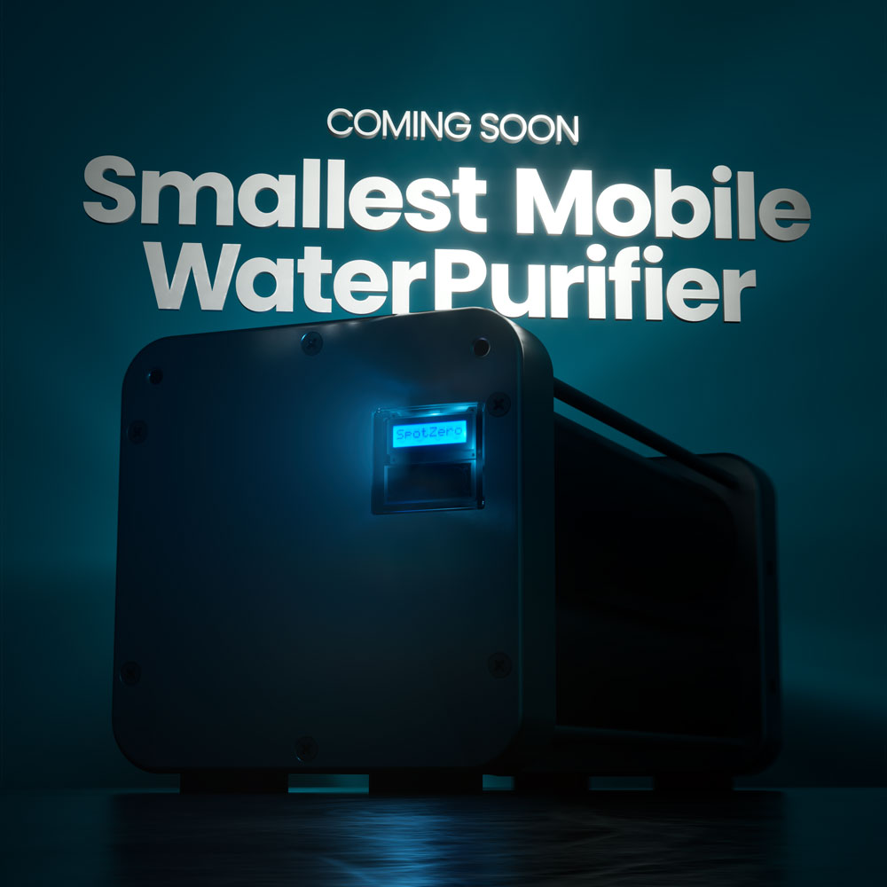 SpotZeroMobileMiniTeaserSmallest Water Purifier